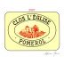 Clos L'Eglise Pomerol 2007 Front Label