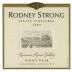 Rodney Strong Estate Pinot Noir 2009 Front Label
