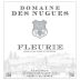 Dom. des Nugues Fleurie 2012 Front Label