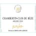 Domaine Drouhin-Laroze Chambertin-Clos de Beze Grand Cru 2013 Front Label