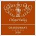 Clos du Val Carneros Chardonnay 2008 Front Label