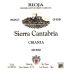 Sierra Cantabria Rioja Tinto 2008 Front Label