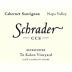 Schrader CCS Cabernet Sauvignon 2007 Front Label
