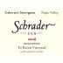 Schrader CCS Cabernet Sauvignon 2008 Front Label