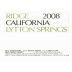 Ridge Lytton Springs Red Blend 2008 Front Label