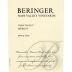 Beringer Napa Valley Merlot 2007 Front Label