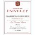 Faiveley Chambertin Clos Beze Les Ouvrees Rodin Grand Cru 2011 Front Label
