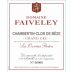 Faiveley Chambertin Clos Beze Les Ouvrees Rodin Grand Cru 2013 Front Label