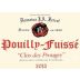 Domaine Ferret Pouilly-Fuisse Tete de Cru Clos des Prouges 2012 Front Label