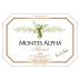 Montes Alpha Series Merlot 2008 Front Label