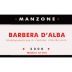 Manzone Barbera d'Alba 2008 Front Label