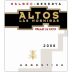 Altos Las Hormigas Reserva Malbec 2008 Front Label