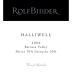 Rolf Binder Halliwell Shiraz-Grenache 2006 Front Label