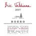Giovanni Almondo Roero Bric Valdiana 2007 Front Label