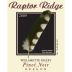 Raptor Ridge Willamette Valley Pinot Noir 2009 Front Label