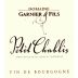 Garnier et Fils Petit Chablis 2009 Front Label