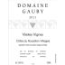 Domaine Gauby Cotes du Roussillon Villages 2011 Front Label