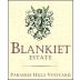 Blankiet Estate Paradise Hills Vineyard Proprietary Red 2006 Front Label