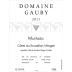 Domaine Gauby Muntada Cotes du Roussillon Villages 2011 Front Label