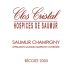 Clos Cristal Cabernet Franc Saumur-Champigny 2008 Front Label