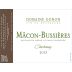 J.F. Gonon Macon-Bussieres Chardonnay 2013 Front Label