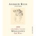 Andrew Rich Mesalliance 2008 Front Label
