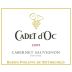Baron Philippe de Rothschild Cadet d'Oc Cabernet Sauvignon 2009 Front Label