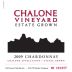 Chalone Estate Chardonnay 2009 Front Label