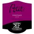 Ken Forrester Petit Pinotage 2009 Front Label