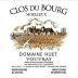 Domaine Huet Clos du Bourg Moelleux 2007 Front Label