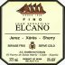 Gutierrez Colosia Fino Elcano (375ML half-bottle) Front Label