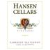 H & G Hansen Cellars Cabernet Sauvignon 2014 Front Label