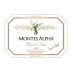 Montes Alpha Pinot Noir 2009 Front Label