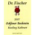 Dr. Fischer Ockfener Bockstein Kabinett 2007 Front Label