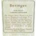 Beringer Private Reserve Cabernet Sauvignon 1987 Front Label