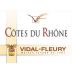 Vidal-Fleury Cotes du Rhone Rose 2009 Front Label