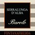 Fontanafredda Serralunga d'Alba Barolo 2006 Front Label