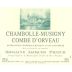 Jacques Prieur Chambolle-Musigny Combe d'Orveau Premier Cru 2012 Front Label