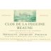 Jacques Prieur Clos de la Feguine Monopole Beaune Premier Cru 2012 Front Label
