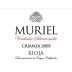 Bodegas Muriel Crianza 2005 Front Label