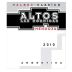Altos Las Hormigas Clasico Malbec 2010 Front Label
