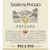 Piccini Sasso al Poggio 2007 Front Label