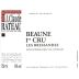 J.C. Rateau Beaune Les Bressandes Premier Cru 2014 Front Label