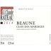 J.C. Rateau Beaune Clos des Mariages 2014 Front Label