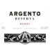 Argento Reserva Malbec 2009 Front Label