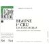 J.C. Rateau Beaune Les Coucherias Premier Cru 2012 Front Label