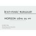 Jean-Marc Burgaud Morgon Cote du Py James 2014 Front Label