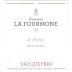 Domaine La Fourmone Vacqueyras Le Poete 2011 Front Label