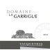 Domaine La Garrigue Vacqueyras Blanc 2012 Front Label