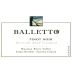 Balletto Winery Burnside Road Pinot Noir 2016 Front Label